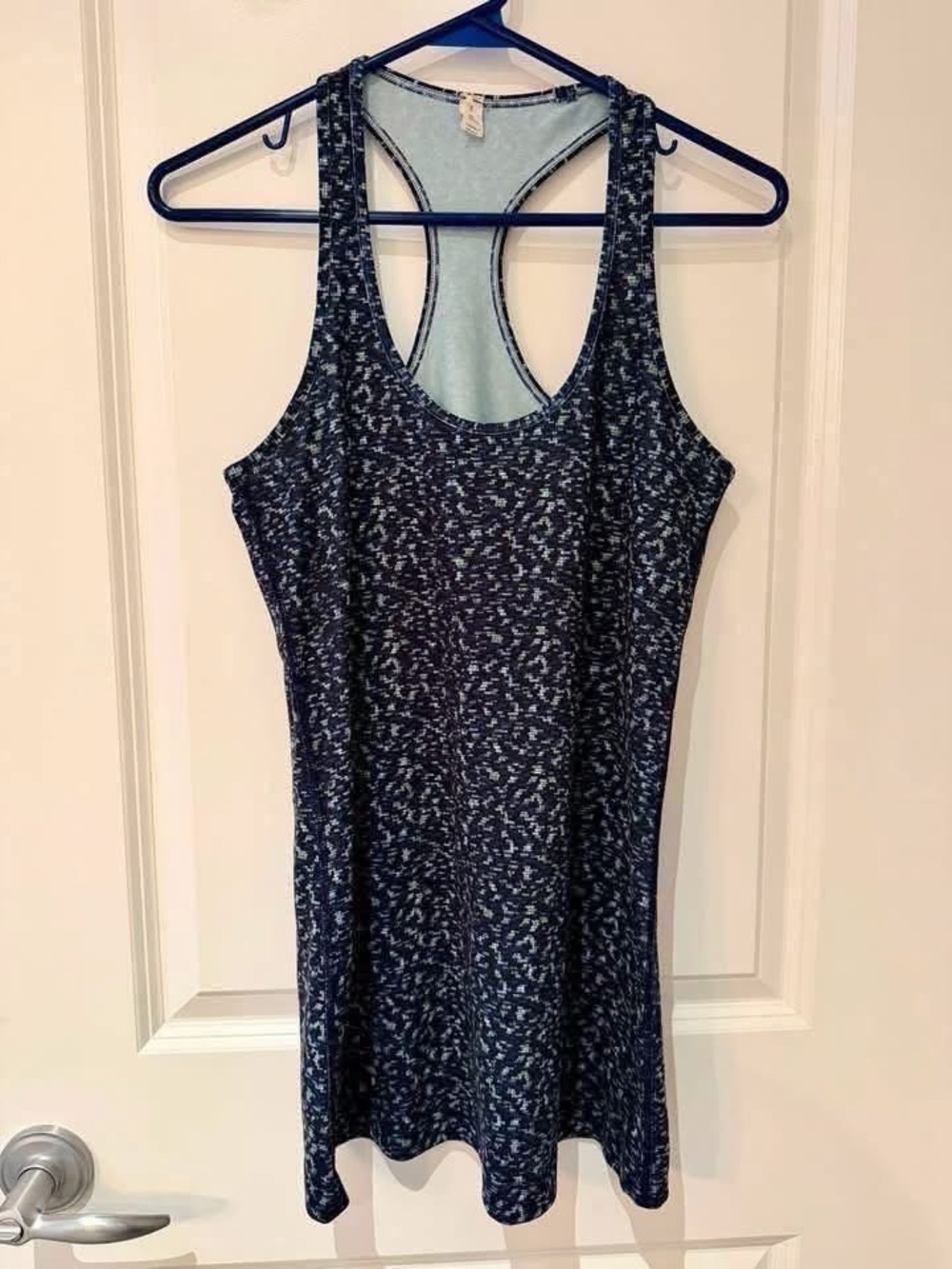 lululemon athletica Navy Speckled Racerback top